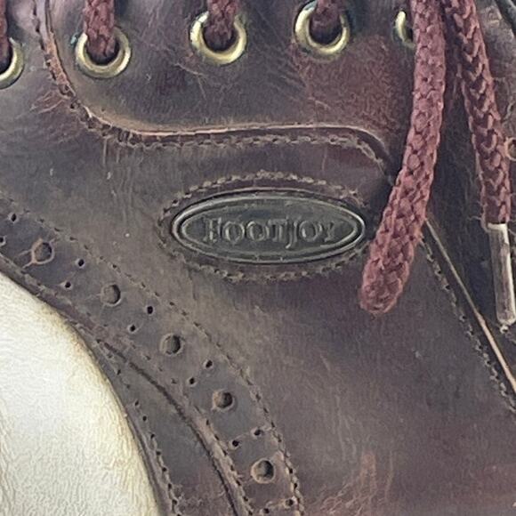 FootJoy Mens Extra Comfort Vintage 57760  Leather Golf Shoe *READ Descr. * S 9.5 - Picture 8 of 12